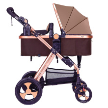 New 2018 Baby Stroller 3 In 1 For 0-3 Years Baby Prams With Removable Shopping Basket